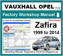 vauxhall zafira Workshop Manual Download
